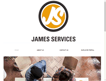 Tablet Screenshot of jamesservicescorp.com